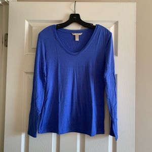 Banana Republic Long Sleeved Scoop Neck T-Shirt, Size Small